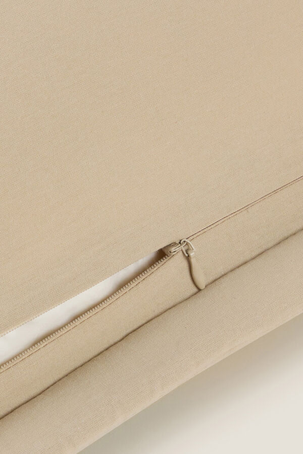 Textura Funda coj&iacute;n patchwork flores verde