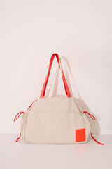 Women'secret Bolso multiusos nylon beige nude