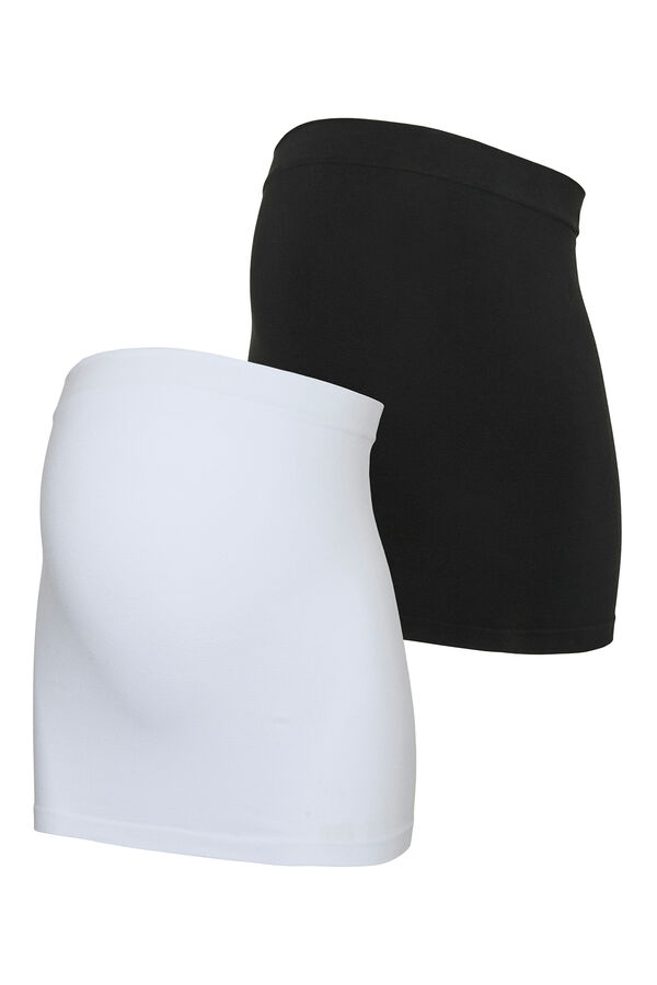 Mamalicious Pack de dos Bandas soporte ventral maternity multicolor