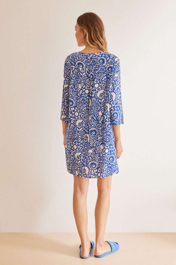 Women'secret Camisola playa estampado conchas estampado