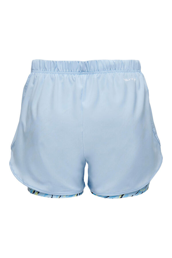 Womensecret Shorts deportivos animal print azul
