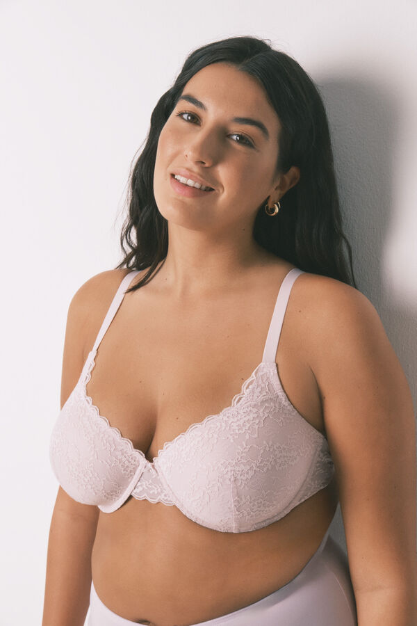 Women'secret BEAUTIFUL Soutien de renda lil&aacute;s rosa