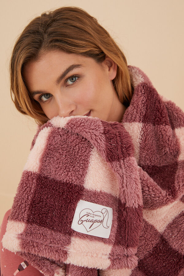 Women'secret Manta casa La Vecina Rubia rosa