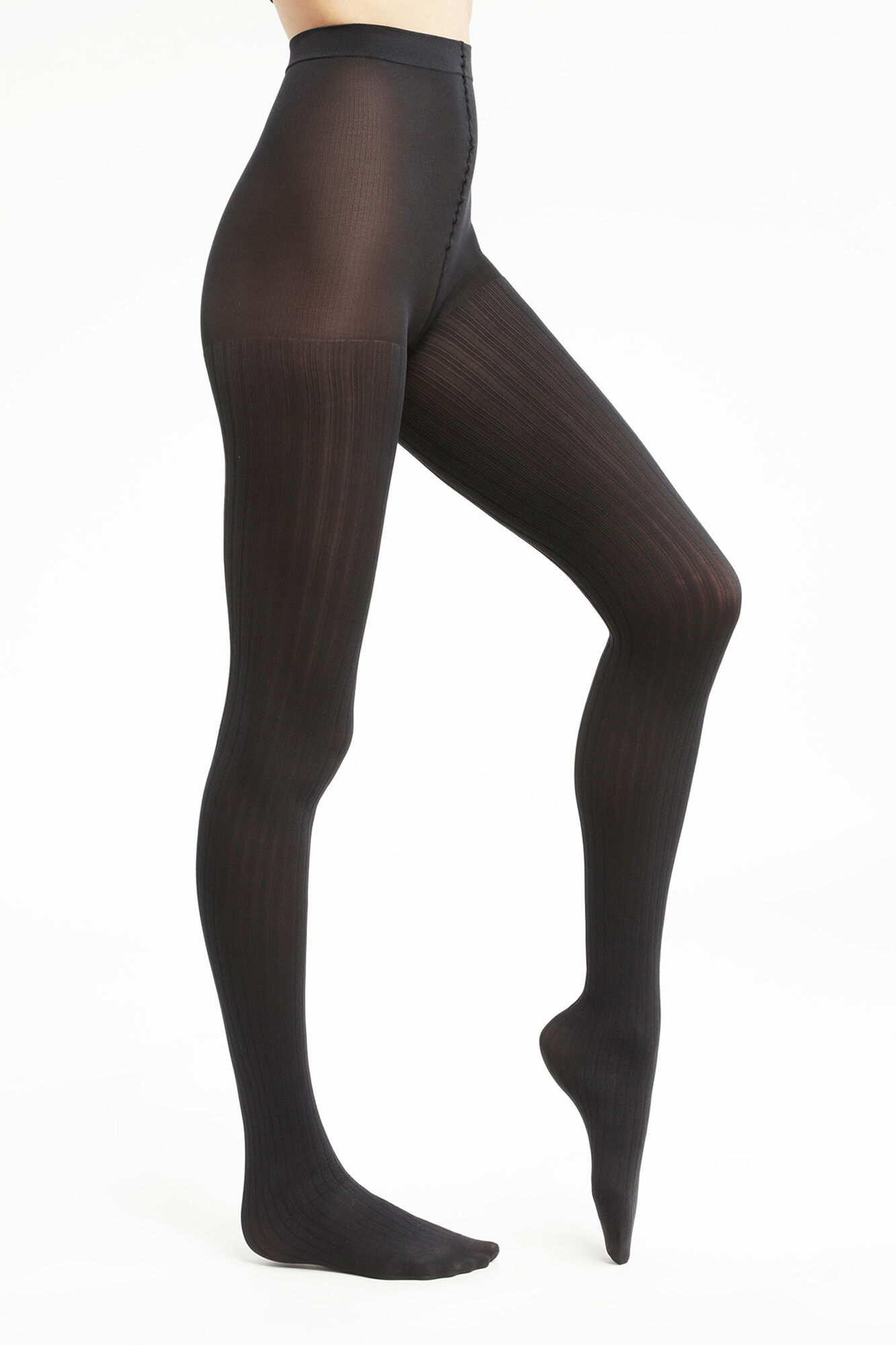 DIM Medias Fantasia Style Le Ruban - Negro