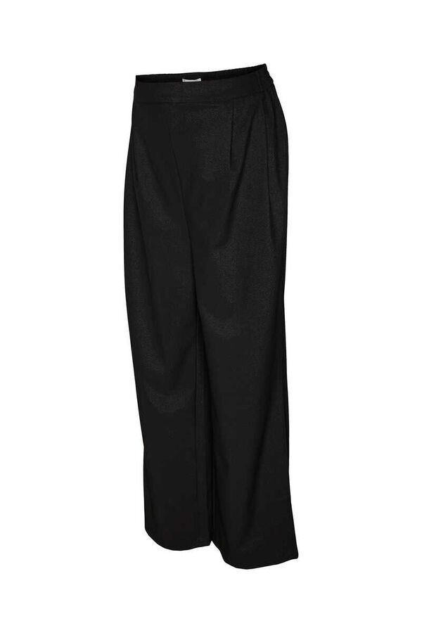 Mamalicious Calças com glitter maternity  preto