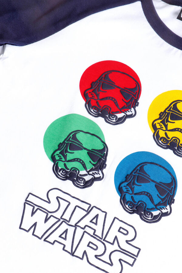 Admas STAR WARS Pijama manga curta The Dark Strike para menino azul