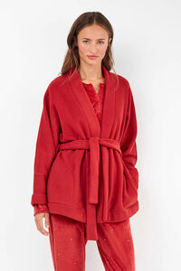 Gisela Robe de pele vermelha