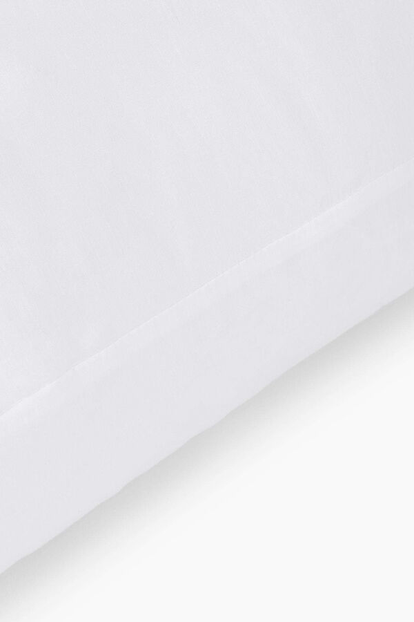 Womensecret Capa almofada algodão percal. Cama 180-200 cm. branco