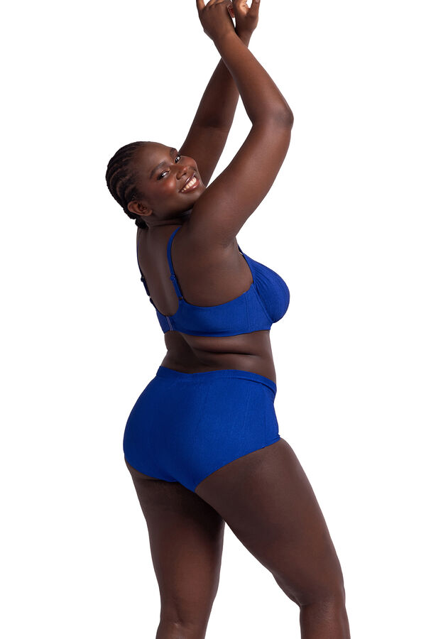 Dorina Parte inferior do biquíni alta azul