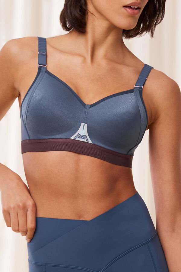 Triumph Suti&atilde; Esportivo Triaction Gravity Lite P EX azul