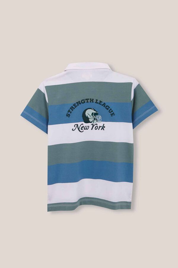 Gocco Polo rayas blanco blanco