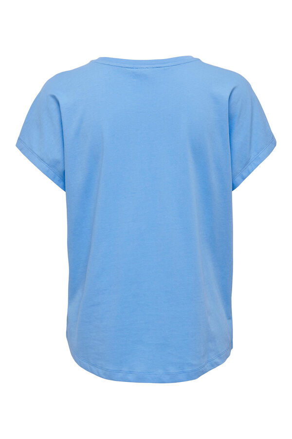 Womensecret T-shirt de manga curta logo azul