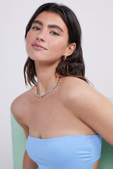 HI&BYE Fato de banho bandeau azul azul