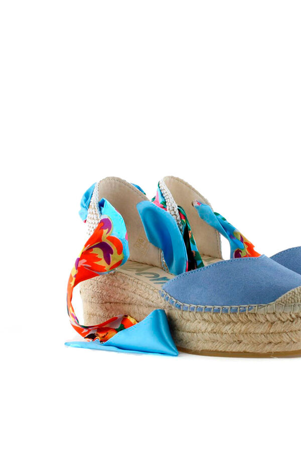 Vidorreta Alpargata cu&ntilde;a de yute azul