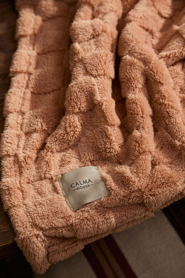 Calma House Plaid de cuadros rosas Damero rosa