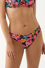 Promise Cueca de biqu&iacute;ni cl&aacute;ssica floral preto