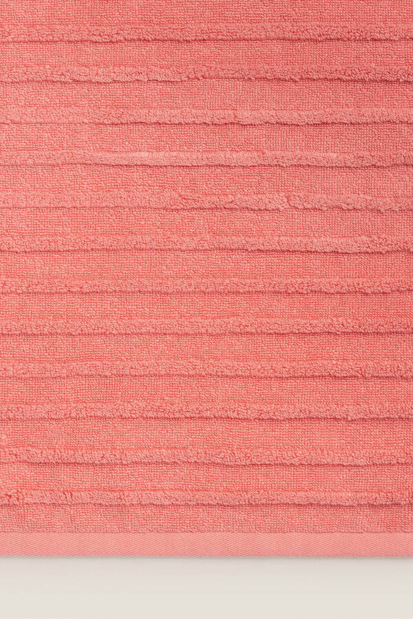 Womensecret Toalla baño zero twist 100% algodón orgánico 90x150cm. rosa
