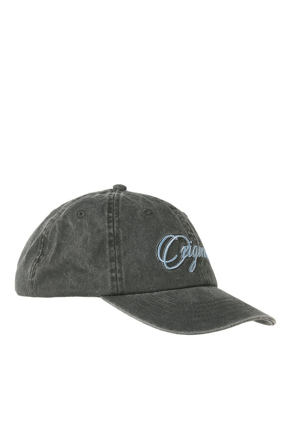 Jack & Jones Gorra texto bordado negro
