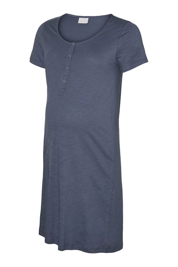 Mamalicious Camis&oacute;n maternity y lactancia azul