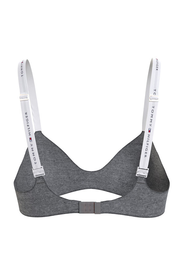 Tommy Jeans Tanga de renda Intrinsic cinzento