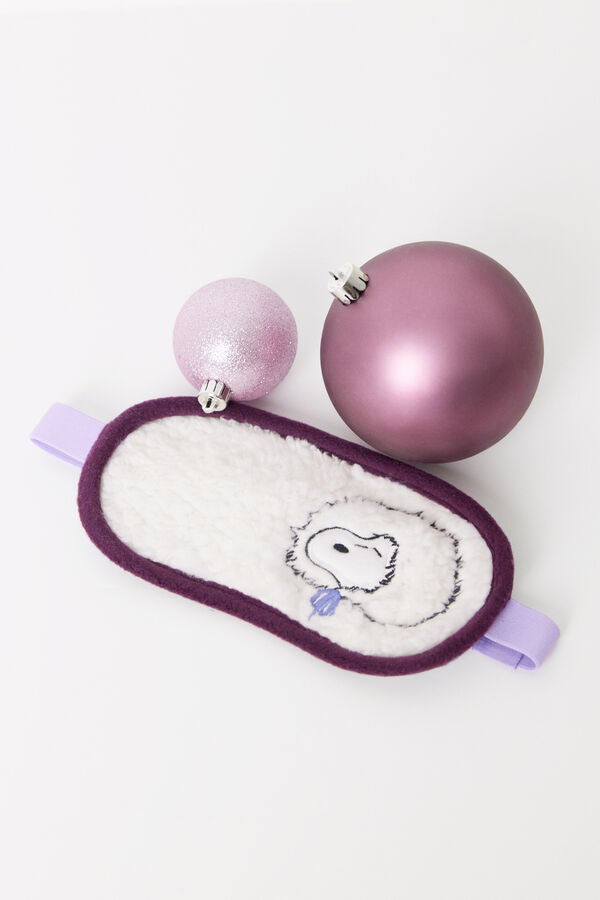Women'secret Antifaz para dormir boucl&eacute; Snoopy estampado