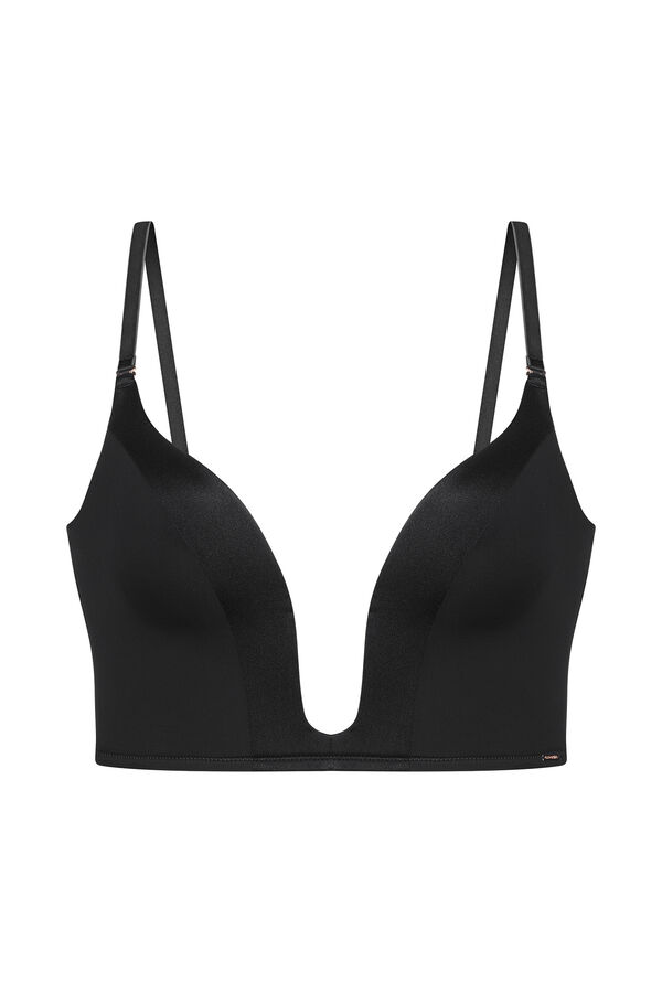 Dorina Sutiã preto com enchimento preto