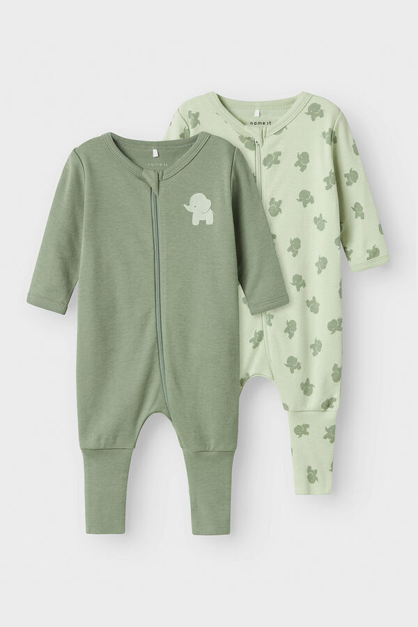 Name it Set de pijamas de bebe verde