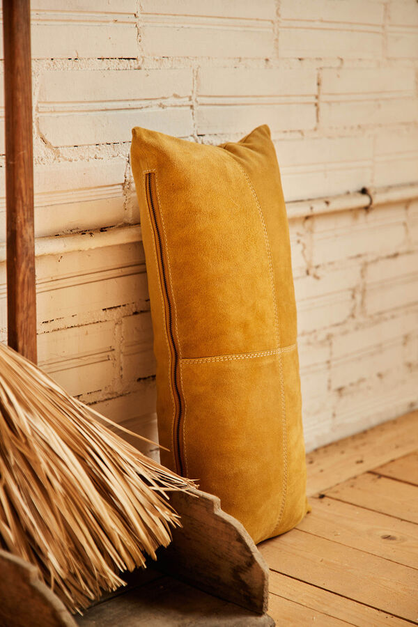 Calma House Funda de coj&iacute;n Hamza 30x60 Mostaza amarillo