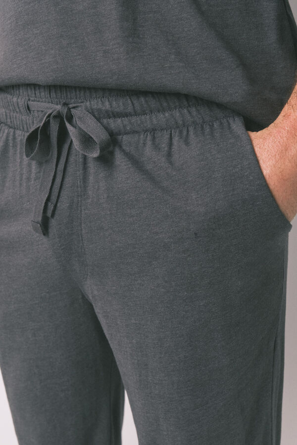 Women'secret Pijama largo algod&oacute;n Batman gris gris