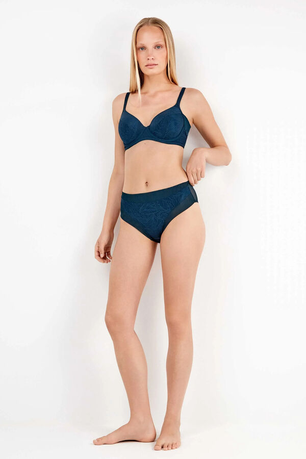 Gisela Braga alta all over hojas&nbsp; estampado