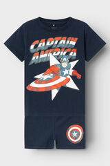 Name it Pijama verano niño Capitán América azul