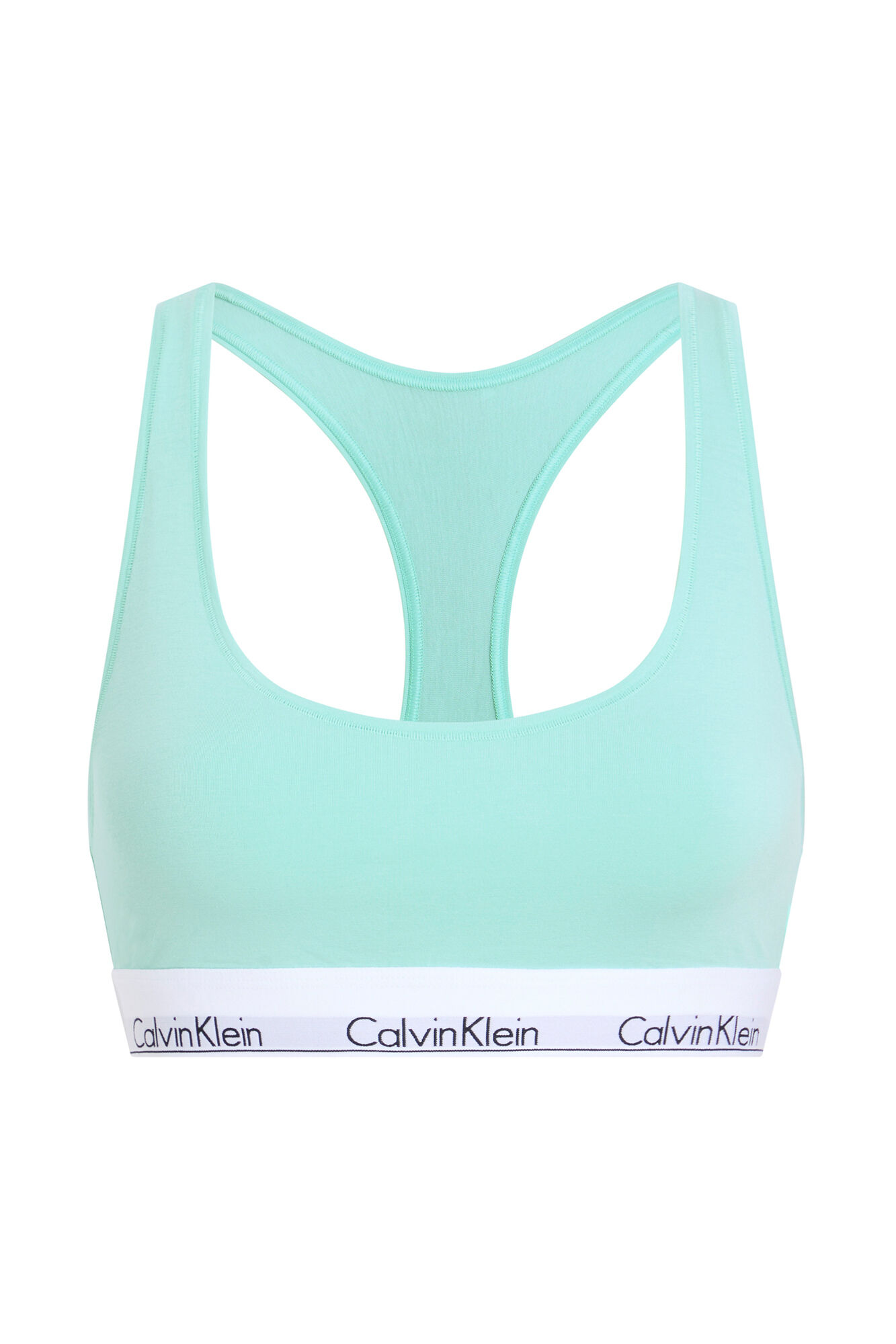Calvin Klein Sujetador sin relleno logo Calvin Klein azul