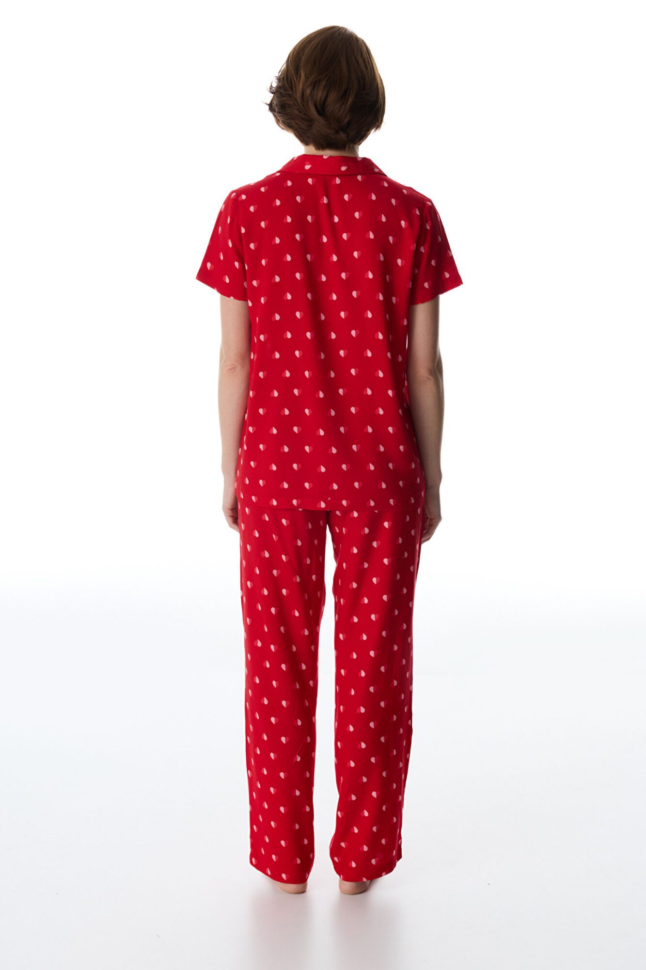 Penti Conjunto pijama camisero corazones
