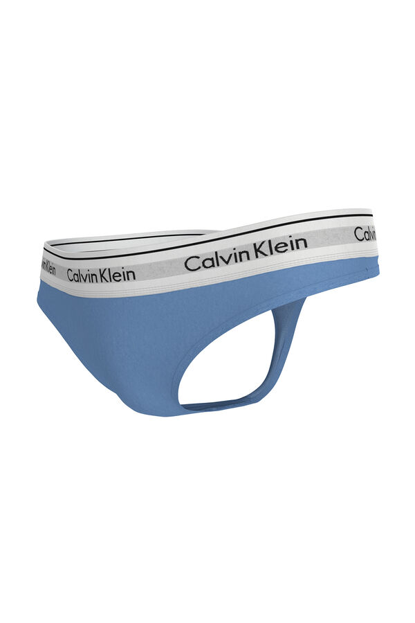 Calvin Klein Tanga logo Calvin Klein azul