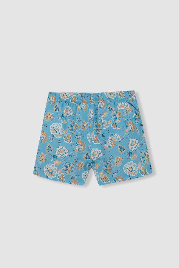 Gocco Maiô estampado floral azul claro azul