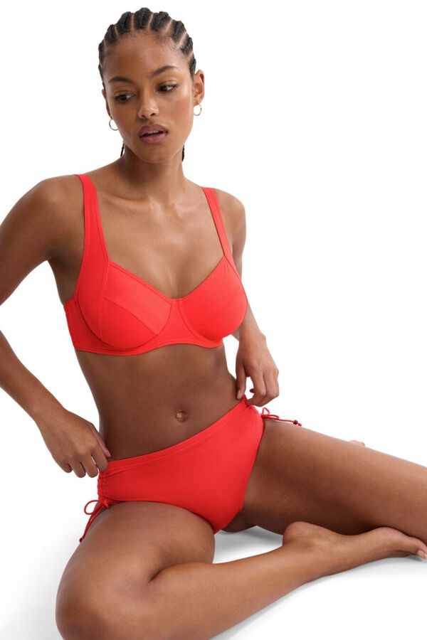Triumph Top biqu&iacute;ni redutor balconette com aro vermelho