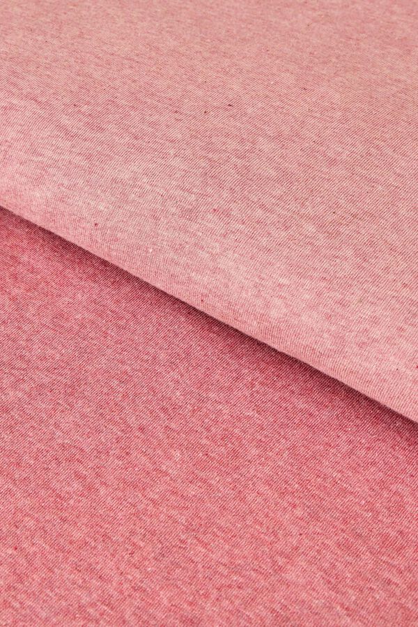 Textura Funda n&oacute;rdica punto algod&oacute;n sostenible fucsia