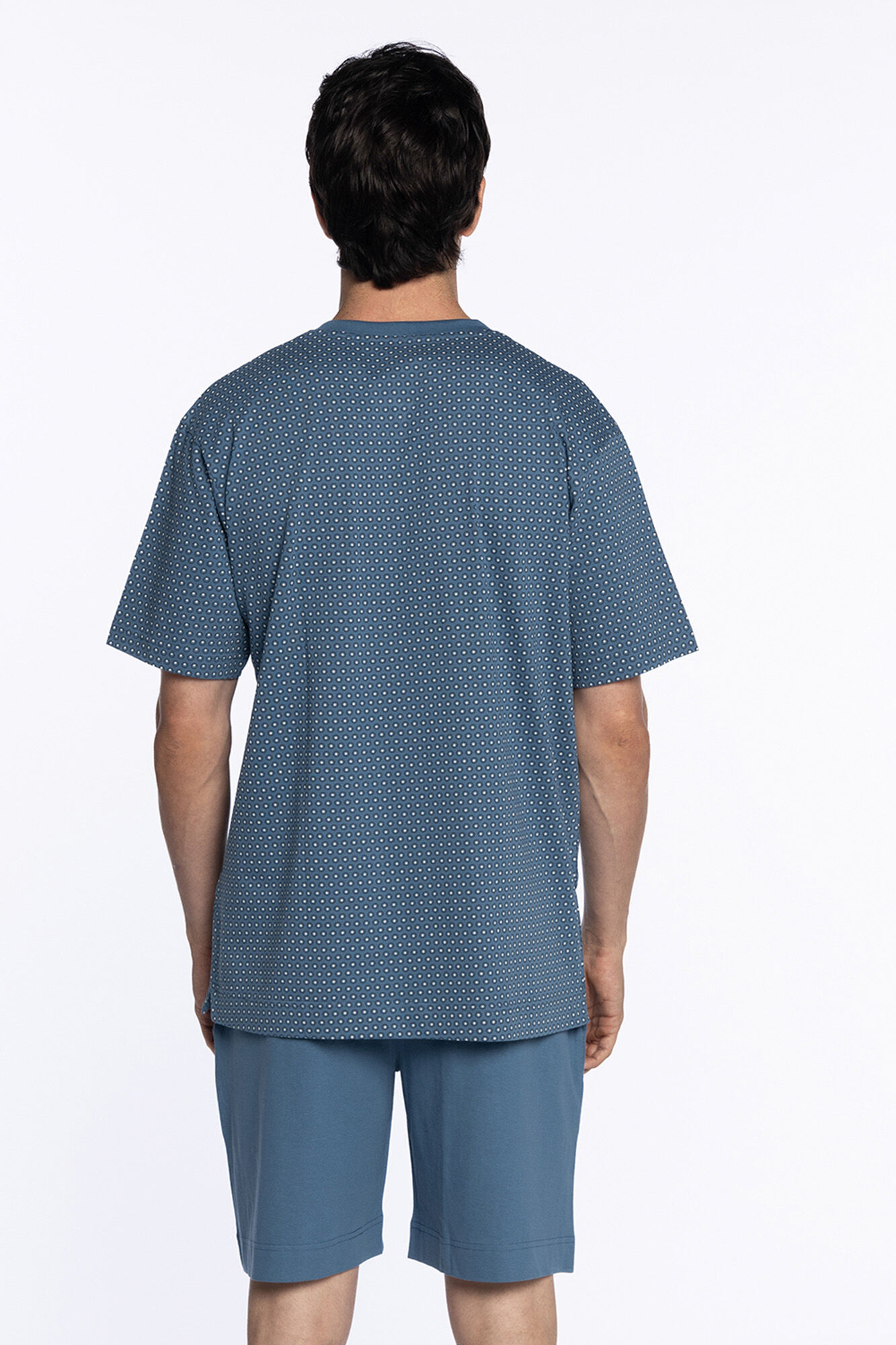 Punto Blanco Pijama corto de algod&oacute;n, Deep