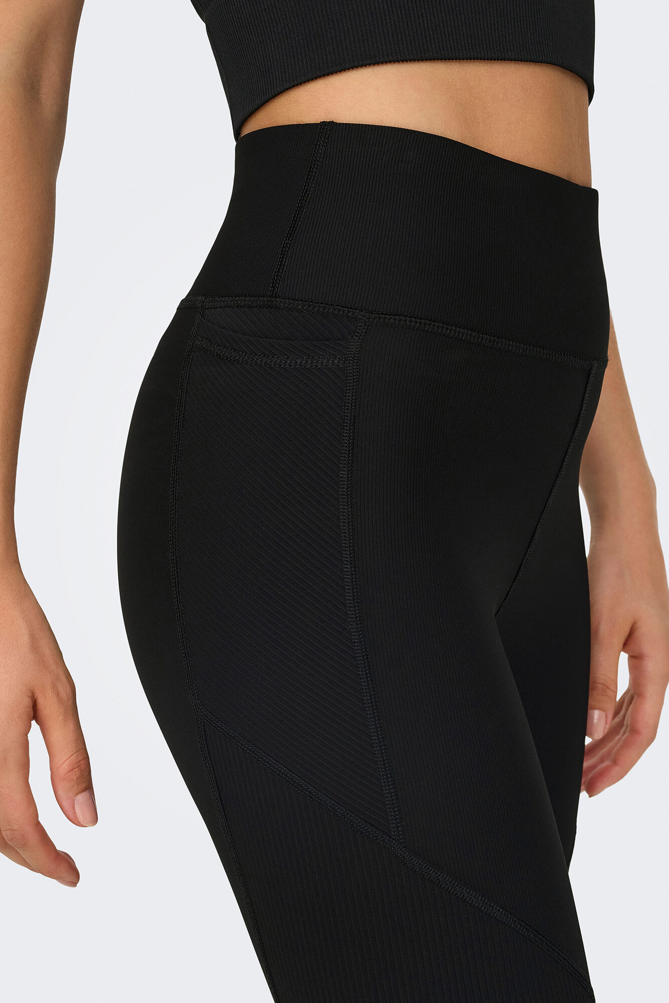 Only Play Leggings com bolso lateral de cintura alta