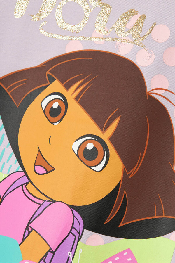 Name it Camiseta de menina Dora rosa