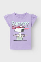 Name it Camisola sem manga de Snoopy rosa