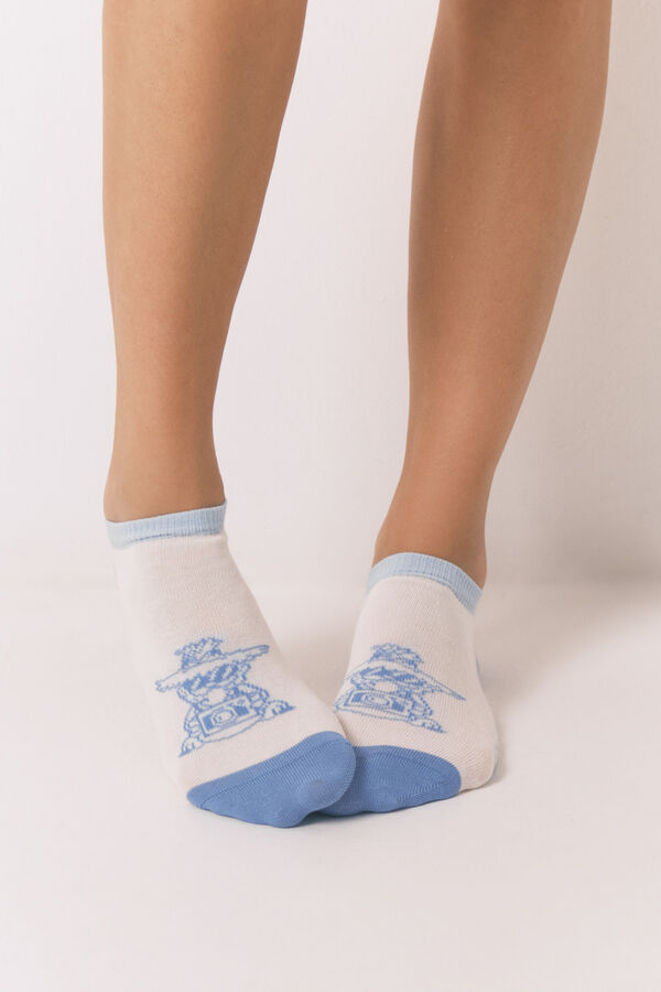 Women'secret Pacote de 3 meias curtas Garfield estampado