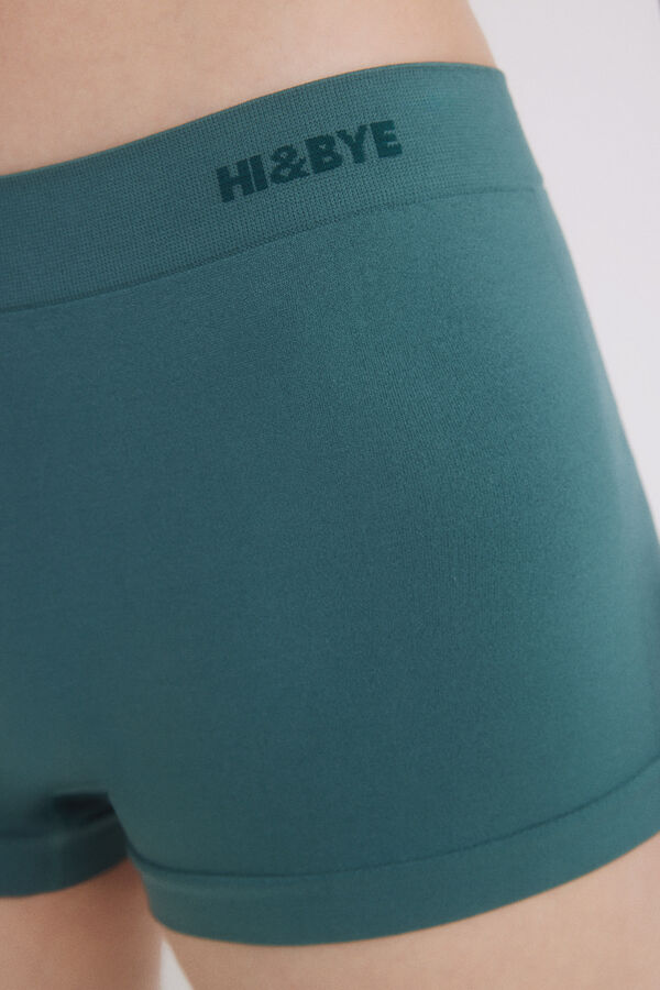 HI&BYE Cueca boxer seamless verde verde