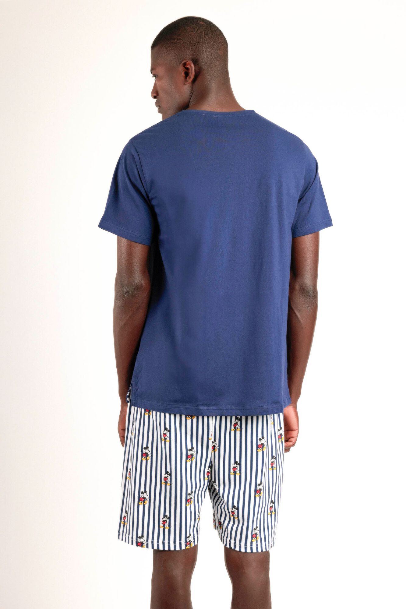 Admas Pijama corto rayas Mickey Mouse