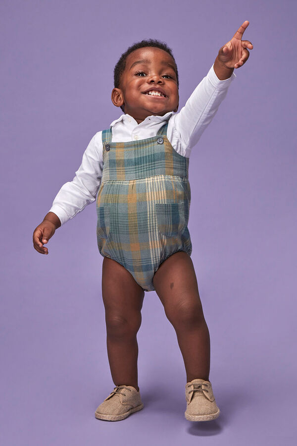 Gocco Ranita de cuadros azul turquesa