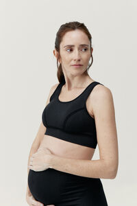 Born Living Yoga Top Linha Mommy Preto