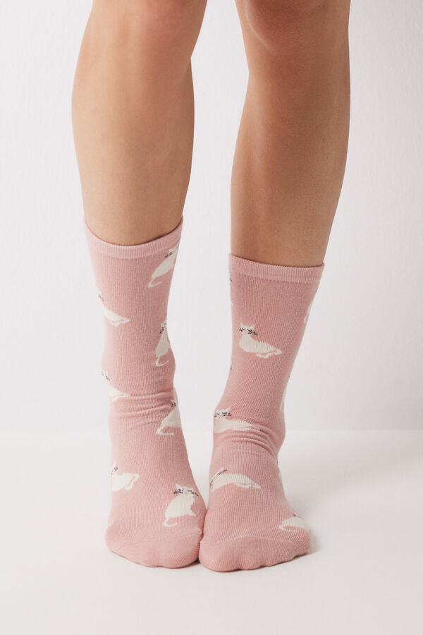 Women'secret Pack 3 calcetines altos animales estampado