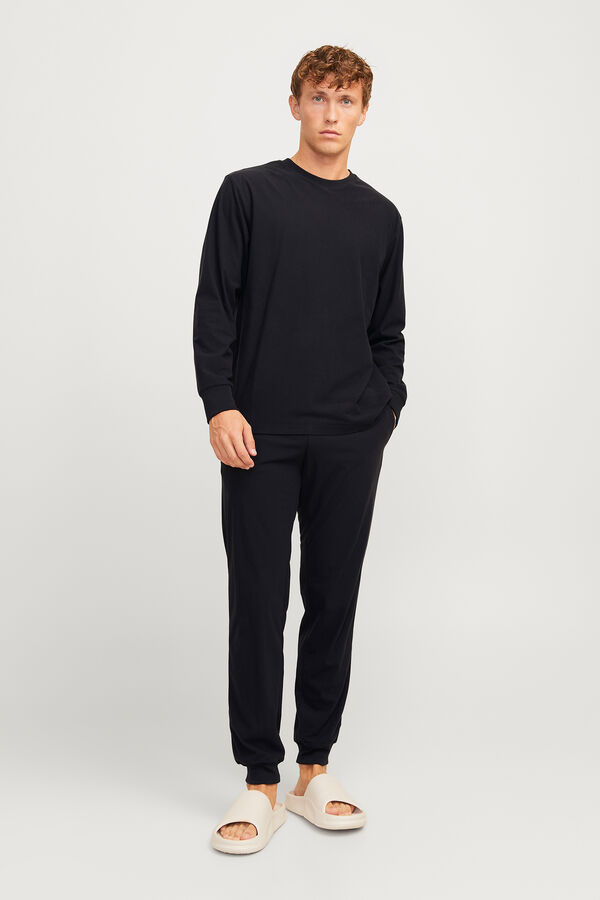 Jack & Jones Conjunto de fato de treino monocrom&aacute;tico preto