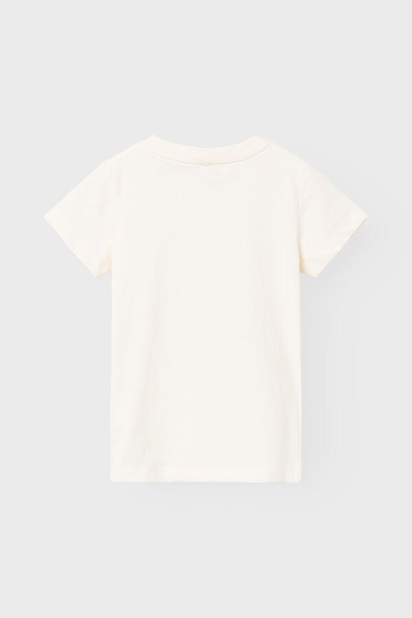 Name it T-shirt menina manga curta branco