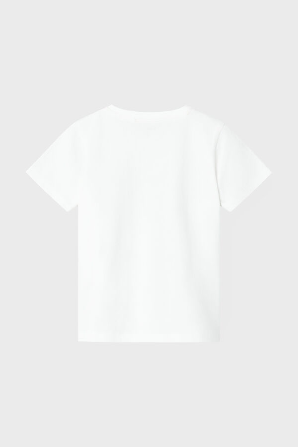 Name it Camiseta masculina de manga curta Stitch branco